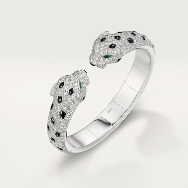 Panthère de Cartier bracelet, articulated, paved